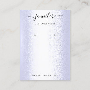 Logotipo Tarjeta de joyería hecha a mano Blue Eleg