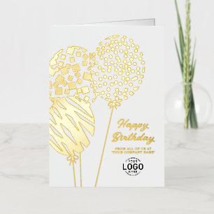 Logotipo Tres Globos Divertidos Cumpleaños Empresa