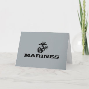 Logotipo USMC Logotipo negro apilado