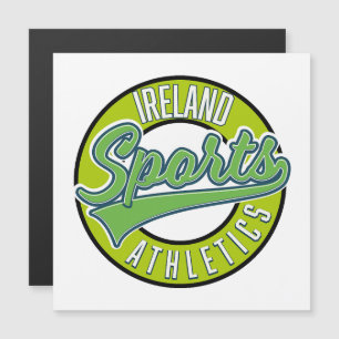 logotipo vintage deportivo de Irlanda