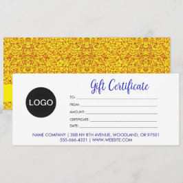Logotipo y escritura elegante, Certificado de rega