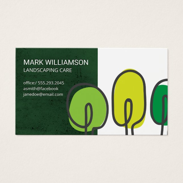 Logotipos de árbol | Paisaje (Frente)