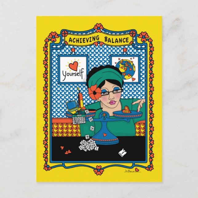 Lograr el balance_B_ postal (Anverso)