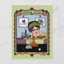 Lograr la tarjeta postal de balance_A_