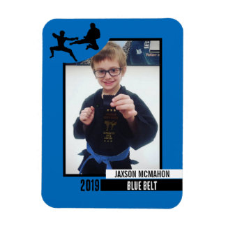 Logro del Cinturón de Karate Imán de fotografía fl