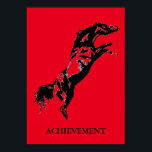 Logro inspirador: Arte pop del caballo negro rojo<br><div class="desc">Obras de arte digitales de caballos salvajes,  pinturas,  imágenes e imágenes</div>