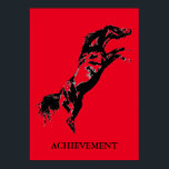 Logro inspirador: Arte pop del caballo negro rojo<br><div class="desc">Obras de arte digitales de caballos salvajes,  pinturas,  imágenes e imágenes</div>