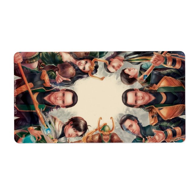 Loki en todas las etiquetas (Frente)