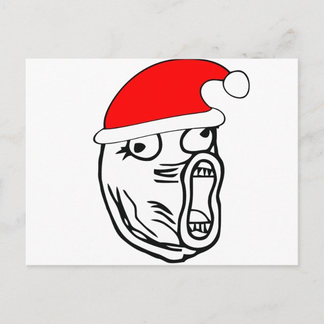 LOL Santa - meme de internet de Navidad (Anverso)