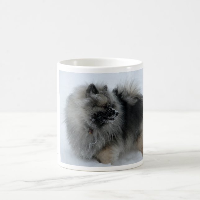 Lola en blanco clásico del invierno taza de 11 (Centro)