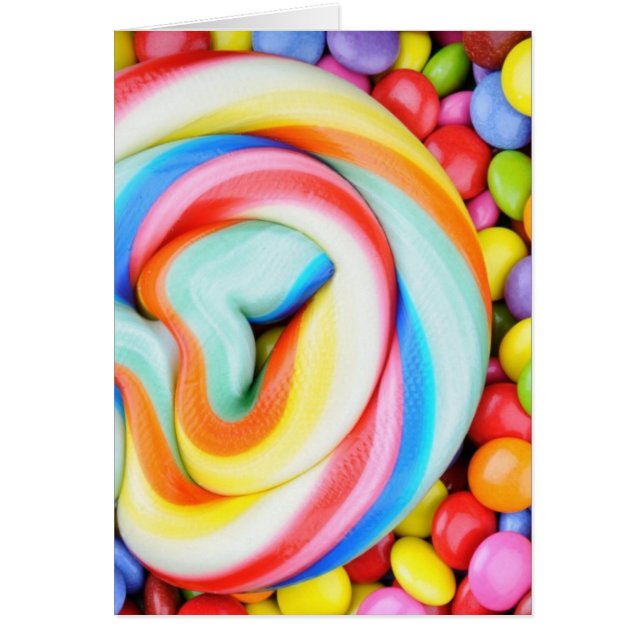 Lollipop rayado y sabelotodos multicolores (Frente)