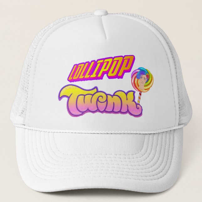 Lollipop Twink LGBTQ+ Gorra gemelo del orgullo gay (Anverso)