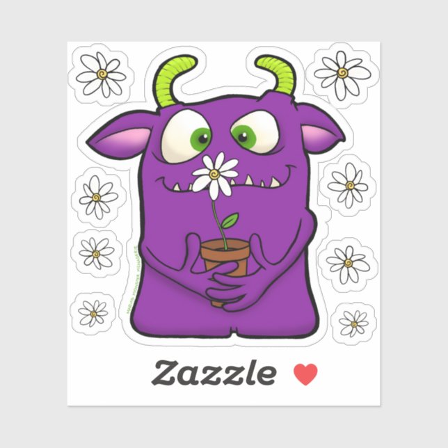 Lolly the Monster, conjunto de pegatinas (Hoja)