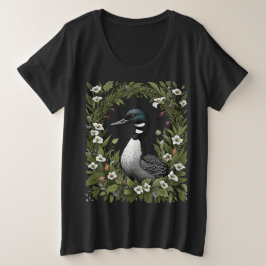 Lomo común rodeado de flores de papel de mujer 2