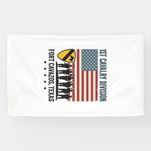 Lona 1ª División de Caballería Fort Hood Camiseta Milit