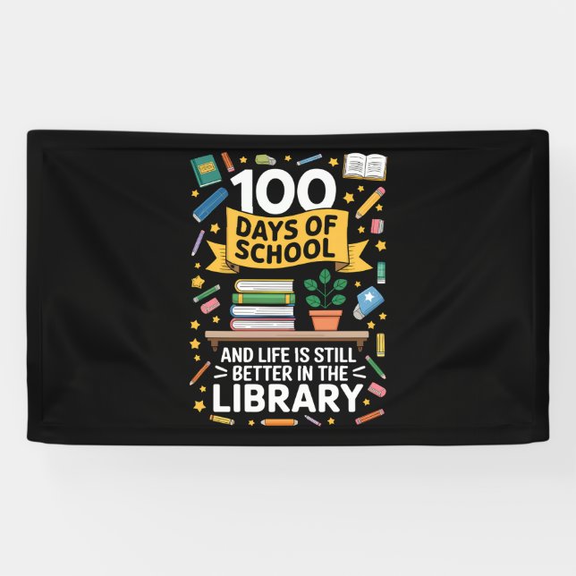 Lona 100 Días De Escuela Y Vida Sigue Mejor (Horizontal)