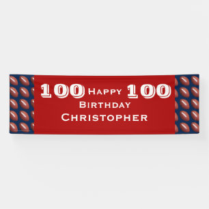 Lona 100th, 105th Birthday Party, Name, JUMBO Football 