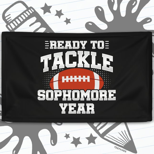 Lona 10.º Fútbol listo para enfrentarse a la escuela (Subido por el creador)