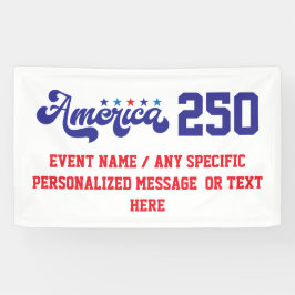 Lona 1776-2026 Aniversario América 250
