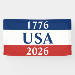 Lona 1776 USA 2026 Red White and Blue Patriotic