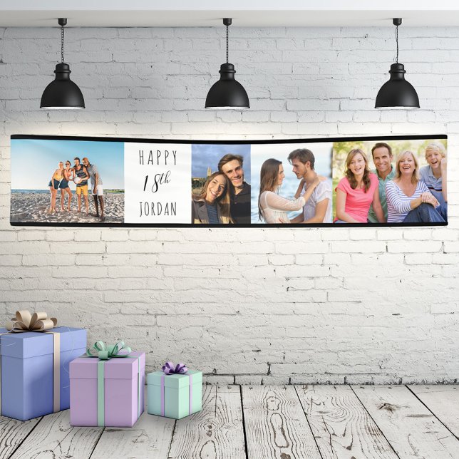 Lona 18.º cumpleaños 4 Fotos de fotos personalizadas (Subido por el creador)