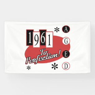 Lona 1961 60º cumpleaños mitad de siglo Moderno