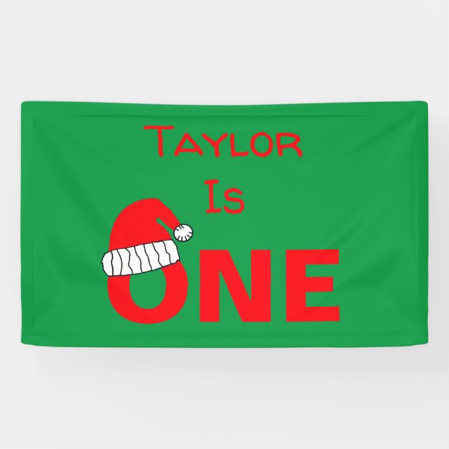 Lona 1 de diciembre cumpleaños (Horizontal)