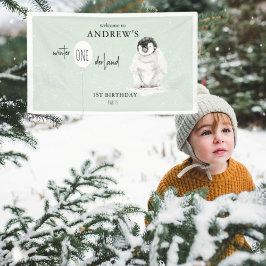 Lona 1st Birthday Winter Wonderland Birthday Welcome