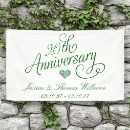 Lona 20º Aniversario de Bodas de Esmeralda