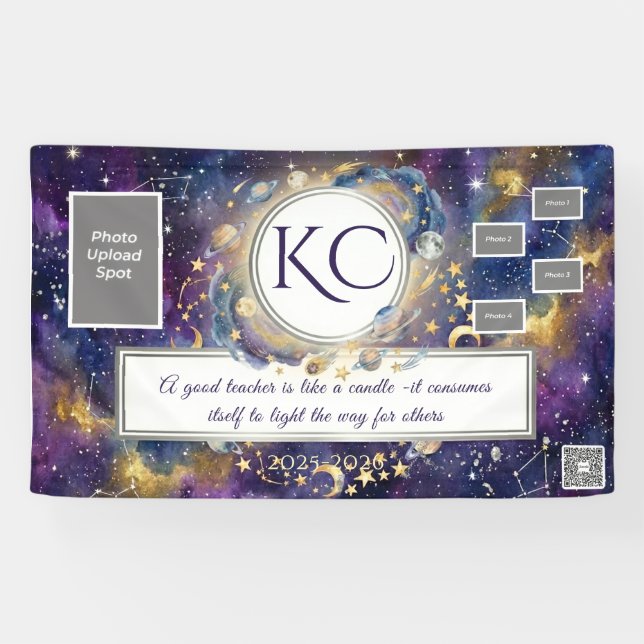 Lona 2025-2026 Galaxy Teacher Appreciation Banner (Horizontal)