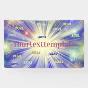 Lona 2026, feliz año nuevo, texto dorado 2026, personal