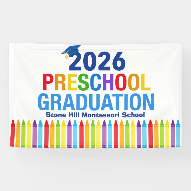 Lona 2026 Preschool Graduation Customizable School (Horizontal)