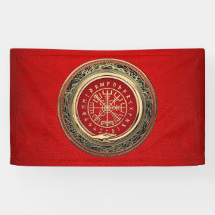Lona [220] Vegvisir - Viking Gold Magic Runic Compass