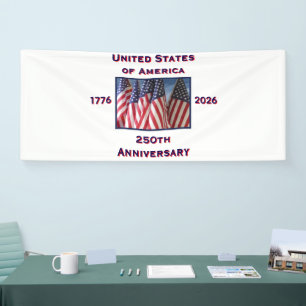 Lona 250° Aniversario Patriótico de los Estados Unidos