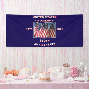 Lona 250° Aniversario Patriótico de los Estados Unidos