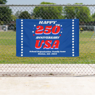 Lona 250 Años Decoración de Celebración Patriótica Edit