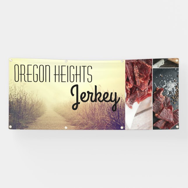 Lona 2.5'x6' Invitación empresarial Caminata por el sen (Horizontal)