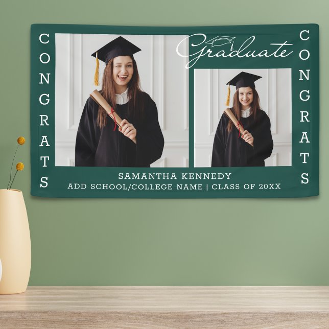 Lona 2 Congrats De Collage de fotos Grad Clase De 2023  (Subido por el creador)