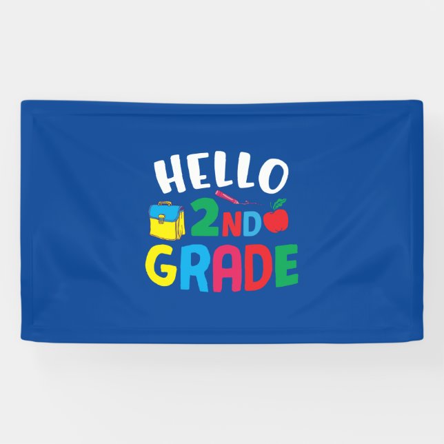 Lona 2nd Grade Teacher Hello 2nd Grade (Horizontal)