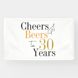 Lona 30.ª Cerveza de cumpleaños y Fiesta mínimo de víto