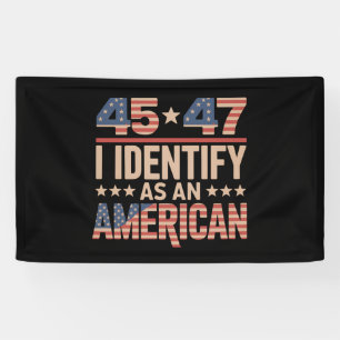 Lona 45 47 Me Identifico Como Un Trump Presidente Ameri