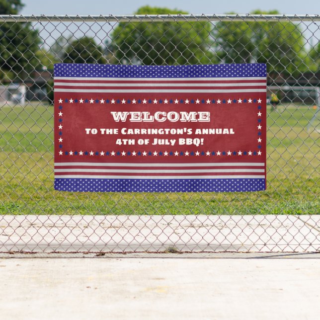 Lona 4 de julio barbacoa (personalizable) (In situ)