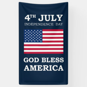 Lona 4 de julio, Dios bendiga la bandera de Estados Uni