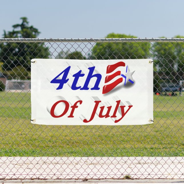 Lona 4 de julio Estrellas y rayas (in situ)