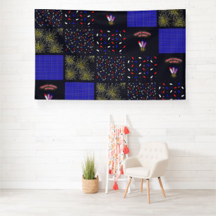 Lona 4 de julio Patrón de parches - 4 de julio