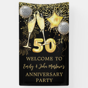 Lona 50° Aniversario Fiesta Purpurina de Oro Champagne