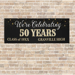 Lona 50 Años! Banner de reunión de clase 8 FT de person