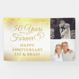 Lona 50 AÑOS del Oro Corazones de Oro en el futuro