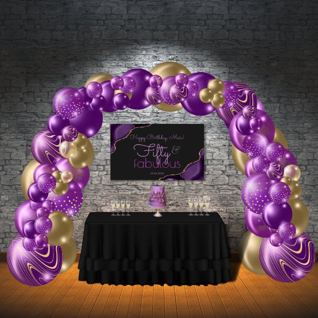 Lona 50 y fabuloso cartel de 50 años (Subido por el creador)