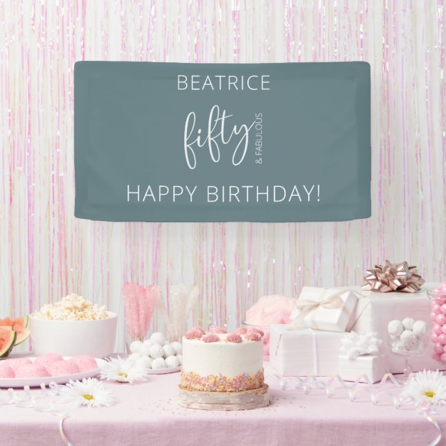 Lona 50 y Fabuloso guión moderno (Fiesta)